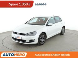 Weiß Gebraucht 2016 VW Golf VII Allstar Limousine | 12.540 € (Guter Preis)