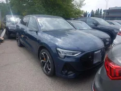 Plasmablau metallic Gebraucht 2022 Audi e-tron Sportback S-Line SUV | 35.700 € (Guter Preis)