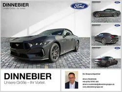 Dark matter gray met Neu 2025 Ford Mustang GT Convertible Cabrio | 53.990 € (Superpreis)