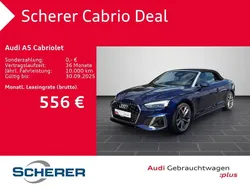 Navarrablau metallic verdeck s Gebraucht 2024 Audi A5 Cabriolet S-Line Cabrio | 54.990 € (Teuer)