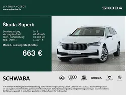 Kristallweiß uni Gebraucht 2025 Skoda Superb LAURIN & KLEMENT Kombi | 44.390 €