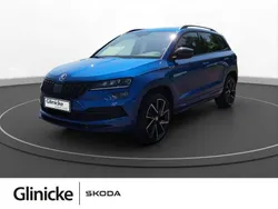 Blau Gebraucht 2021 Skoda Karoq SportLine SUV | 29.880 € (Etwas zu teuer)