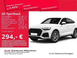 Arkonaweiß Gebraucht 2024 Audi Q5 Sportback Ambiente SUV | 54.381 € (Etwas zu teuer)
