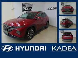 Sunset red / mic (metallic) Gebraucht 2021 Hyundai Tucson SUV | 24.850 € (Guter Preis)