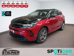 Rubin rot/dach schwarz (metallic) Gebraucht 2024 Opel Grandland X GSe SUV | 27.980 € (Superpreis)