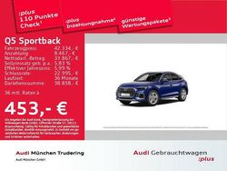 Ultrablau metallic Gebraucht 2021 Audi Q5 Sportback S-Line SUV | 42.334 € (Etwas zu teuer)