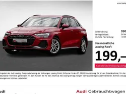 Rot Gebraucht 2024 Audi A3 Sportback S-Line Limousine | 34.085 € (Fairer Preis)
