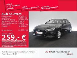 Brillantschwarz Gebraucht 2022 Audi A4 Design Kombi | 23.476 € (Superpreis)