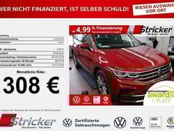 Kings red metallic (metallic) Gebraucht 2021 VW Tiguan Elegance SUV | 25.949 € (Superpreis)