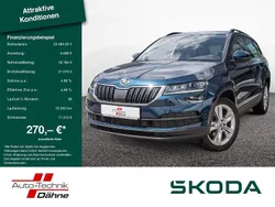 Blau / lavablau (metallic) Gebraucht 2019 Skoda Karoq Style SUV | 23.480 € (Etwas zu teuer)