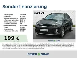 Schwarz (auroraschwarz) Gebraucht 2024 Kia Stonic Vision SUV | 20.650 € (Fairer Preis)