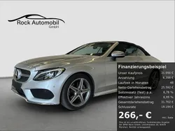 Silber Gebraucht 2018 Mercedes C180 AMG line Cabrio | 31.990 € (Fairer Preis)