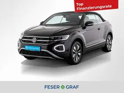 Deep black perleffekt schwarz Gebraucht 2024 VW T-Roc Cabriolet Move Cabrio | 29.770 € (Superpreis)