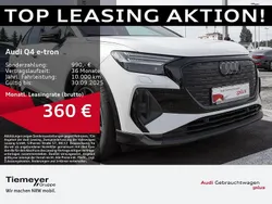 Weiß Gebraucht 2024 Audi Q4 Sportback e-tron S-Line SUV | 51.470 € (Teuer)
