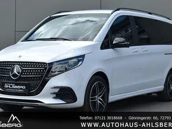 Bergkristallweiß Gebraucht 2024 Mercedes V300 Exclusive Van / Kleinbus | 87.900 € (Teuer)