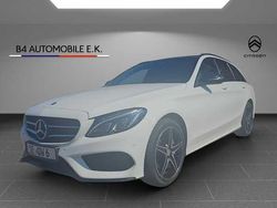 Weiß Gebraucht 2015 Mercedes C220 AMG line Kombi | 18.900 € (Fairer Preis)