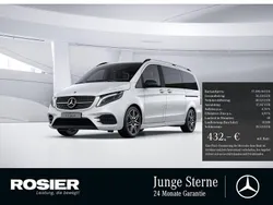 Weiss / bergkristallweiß Gebraucht 2021 Mercedes V300 Avantgarde Edition Van / Kleinbus | 57.890 € (Fairer Preis)