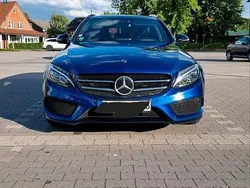Blau Gebraucht 2017 Mercedes C220 AMG line Kombi | 16.000 € (Fairer Preis)