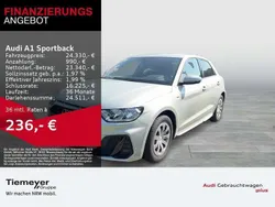 Tausilber metallic Gebraucht 2024 Audi A1 S-Line Kleinwagen | 24.330 € (Guter Preis)