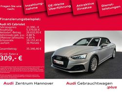 Florettsilber metallic Gebraucht 2021 Audi A5 Cabriolet Ambiente Cabrio | 31.990 € (Guter Preis)