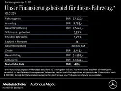 Obsidianschwarz (metallic) Gebraucht 2020 Mercedes GLC220 AMG SUV | 37.429 € (Fairer Preis)