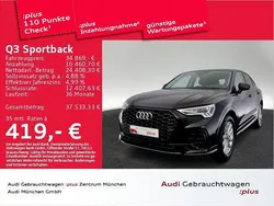 Mythosschwarz metallic Gebraucht 2023 Audi Q3 Sportback S-Line SUV | 34.869 € (Fairer Preis)