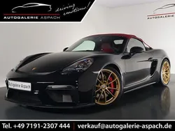 Schwarz Gebraucht 2022 Porsche Boxster Spyder Cabrio | 110.900 € (Fairer Preis)