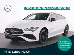 Unilack polarweiß Gebraucht 2024 Mercedes CLA250e Shooting Brake AMG Kombi | 36.285 € (Fairer Preis)