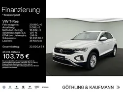 Weiß Gebraucht 2024 VW T-Roc Life SUV | 20.980 € (Superpreis)