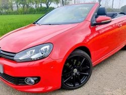Rot Gebraucht 2016 VW Golf Cabriolet Exclusive Cabrio | 16.550 € (Fairer Preis)