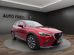 Magmarot metallic Gebraucht 2019 Mazda CX-3 Sports-Line SUV | 18.850 € (Etwas zu teuer)