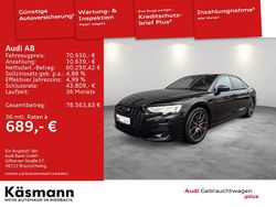 Mythosschwarz metallic Gebraucht 2022 Audi A8 S-Line Limousine | 70.930 € (Teuer)