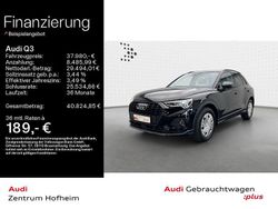 Mythosschwarz metallic Gebraucht 2024 Audi Q3 Advanced SUV | 35.999 € (Guter Preis)