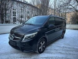 Schwarz Gebraucht 2021 Mercedes V220 AMG line Van / Kleinbus | 39.800 € (Superpreis)