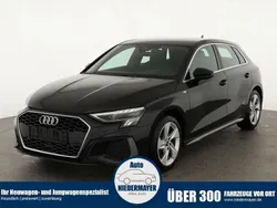 Schwarz Gebraucht 2023 Audi A3 Sportback S-Line Limousine | 33.949 € (Fairer Preis)