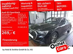 Mythosschwarz metallic Gebraucht 2022 Audi Q3 SUV | 29.970 € (Fairer Preis)