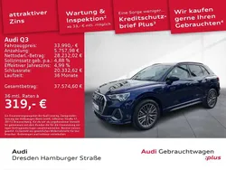 Navarrablau metallic Gebraucht 2022 Audi Q3 S-Line SUV | 33.990 € (Fairer Preis)