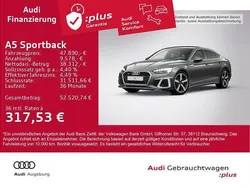 Grau Gebraucht 2024 Audi A5 Sportback S-Line Limousine | 47.890 € (Teuer)