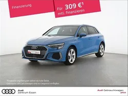 Turboblau Gebraucht 2021 Audi A3 Sportback e-tron S-Line Limousine | 26.880 € (Fairer Preis)