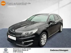 Auroraschwarz (metallic) Gebraucht 2018 Kia Optima Spirit Kombi | 15.980 € (Fairer Preis)
