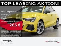Gelb Gebraucht 2024 Audi A3 Sportback e-tron S-Line Limousine | 36.960 € (Etwas zu teuer)
