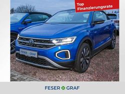 Ravennablau Gebraucht 2025 VW T-Roc Cabriolet Goal Cabrio | 25.640 € (Superpreis)
