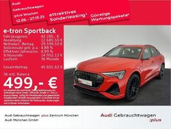Catalunyarot metallic Gebraucht 2021 Audi e-tron Sportback Ambiente SUV | 42.285 € (Fairer Preis)