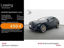 Mythosschwarz metallic Gebraucht 2025 Audi Q4 e-tron S-Line SUV | 51.999 € (Etwas zu teuer)