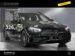 Schwarz Gebraucht 2025 Mercedes C200 AMG Limousine | 43.450 € (Fairer Preis)