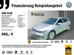 Silber Gebraucht 2022 VW Golf VIII Life Limousine | 21.888 € (Fairer Preis)
