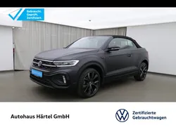 Deep black perleffekt, matt Gebraucht 2024 VW T-Roc Cabriolet R-line Edition Cabrio | 38.500 € (Etwas zu teuer)