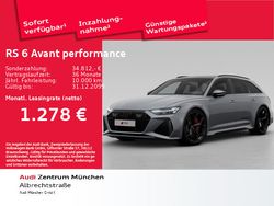 Grau Gebraucht 2022 Audi RS6 Performance Kombi | 158.395 €