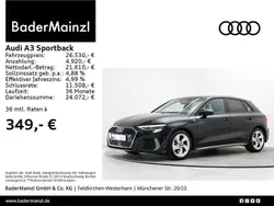 Mythosschwarz metallic (metallic) Gebraucht 2021 Audi A3 Sportback S-Line Limousine | 26.260 € (Fairer Preis)