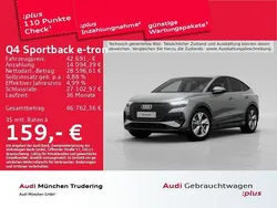 Taifungrau metallic Gebraucht 2022 Audi Q4 Sportback e-tron Ambiente SUV | 42.691 € (Teuer)